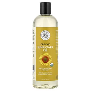 Pure Body Naturals (퓨어 바디 내추럴스), 유기농 해바라기 오일, 473ml(16fl oz)