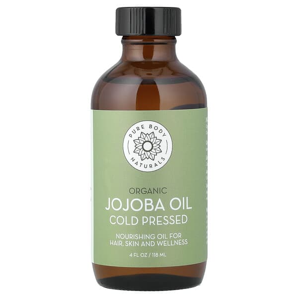 Pure Body Naturals, 유기농 호호바 오일, 118ml(4fl oz)
