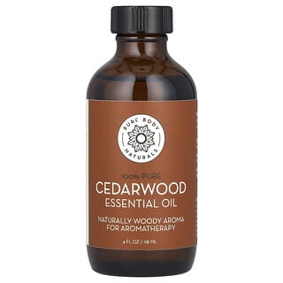 Pure Body Naturals, 100% Pure Essential Oil, Cedarwood, 4 fl oz (118 ml)