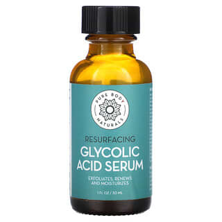 Pure Body Naturals, Resurfacing Glycolic Acid Serum, 1 fl oz (30 ml)