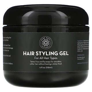 Pure Body Naturals, Hair Styling Gel, 4 fl oz (118 ml)