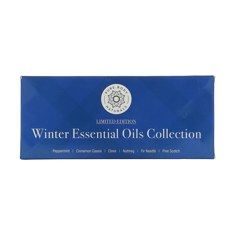 Winter Essential Oils Collection, Limited Edition, 6 Piece Set, 0.33 fl oz  (10 ml) Each