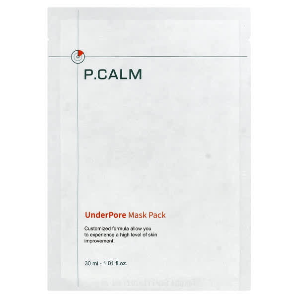 P.CALM, 언더포어 뷰티 마스크팩, 1매, 30ml(1.01fl oz)