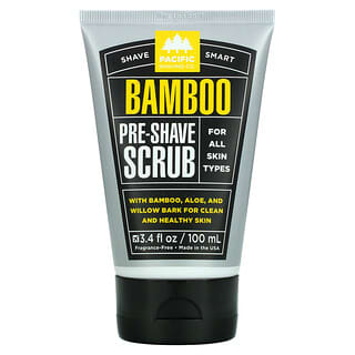 Pacific Shaving Company, Pre-Shave Scrub, Bamboo, 3.4 fl oz (100 ml)