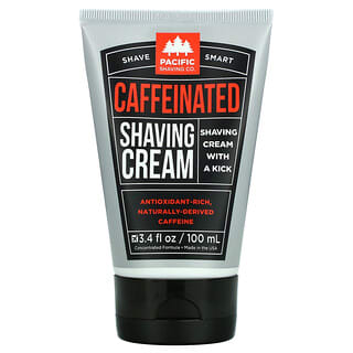 Pacific Shaving Company, Creme de Barbear com Cafeína, 100 ml (3,4 fl oz)