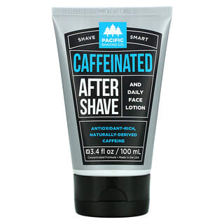 Pacific Shaving Company, Caffeinated After Shave And Daily Face Lotion, 3.4 fl oz (100 ml)