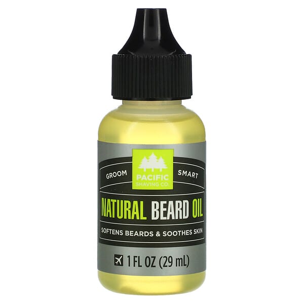 Pacific Shaving Company, Natural Beard Oil, 1 fl oz (29 ml)