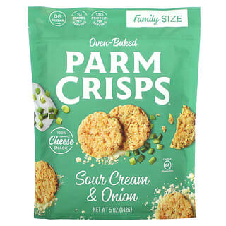 ParmCrisps, Oven Baked, Sour Cream & Onion, 5 oz (142 g)