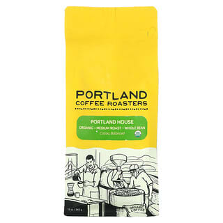 Portland Coffee Roasters (بورتلاند كوفي روسترز)‏, قهوة عضوية ، الحبوب الكاملة ، تحميص متوسط ، بيت بورتلاند ، 12 أونصة (340 جم)