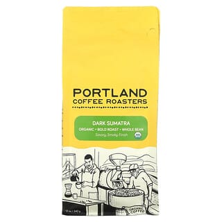 Portland Coffee Roasters, Organic Coffee, Whole Bean, Bold Roast, Dark Sumatra, 12 oz (340 g)