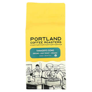 Portland Coffee Roasters, Organic Coffee, Ground, Light Roast, Tanager's Song, 12 oz (340 g)