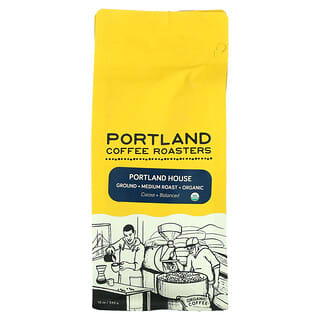 Portland Coffee Roasters, قهوة عضوية ، مطحونة ، تحميص متوسط ، بيت بورتلاند ، 12 أونصة (340 جم)