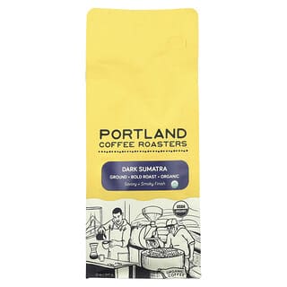 Portland Coffee Roasters, Caffè biologico, macinato, tostatura grassa, Sumatra fondente, 340 g