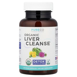 Pure Co., Organic Liver Cleanse, 60 Vegan Capsules