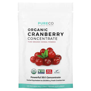 Pure Co., Organic Cranberry Concentrate, 1.76 oz (50 g)