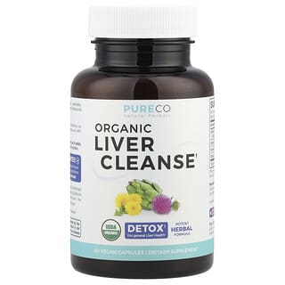 Pure Co., Liver Cleanse, 60 веганских капсул