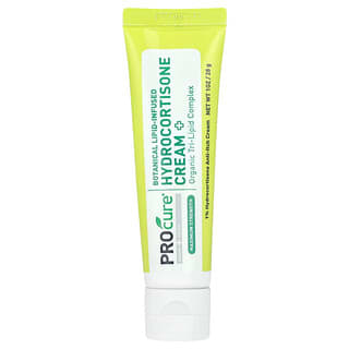 Procure, Crème à l'hydrocortisone infusée de trilipides à base de plantes, force maximale, 28 g