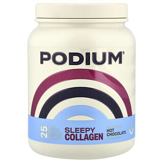 Podium Nutrition‏, Collagen Sleepy Collagen, שוקו חם, 633 גרם (1.39 ליברות)