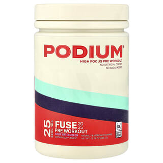Podium Nutrition, Sicherung 2025, Pre Workout, saure Wassermelone, vor dem Workout, saure Wassermelone, 432,5 g (15,26 oz.)
