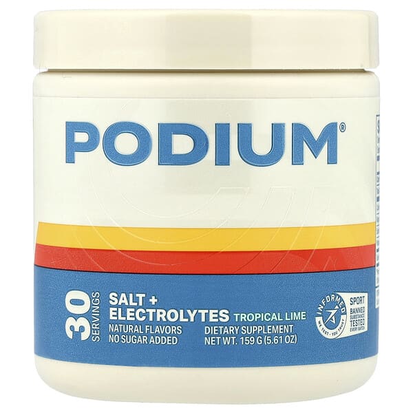 Salt + Electrolytes, Tropical Lime, 5.61 oz (159 g)