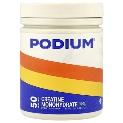 Podium Nutrition, Creatine Monohydrate, Rocket Ice Pop, 12.52 oz (355 g)