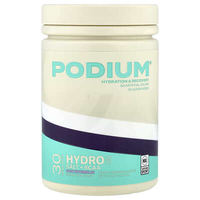 Podium Nutrition, Hydro & Salt 2025 + BCAA, Sour Watermelon Flavor, 14.82 oz (420 g)