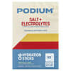 Podium Nutrition, 소금 + 전해질, 수분 보충 스틱, 트로피컬 라임, 스틱 6개, 개당 5.3g(0.18oz)