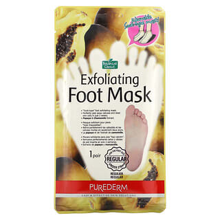 Purederm, Exfoliating Foot Beauty Mask, Regular, 1 Pair, 20 ml