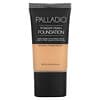Palladio, 파우더 피니시 파운데이션, 캐러멜 PFS06, 27ml(0.91fl oz)