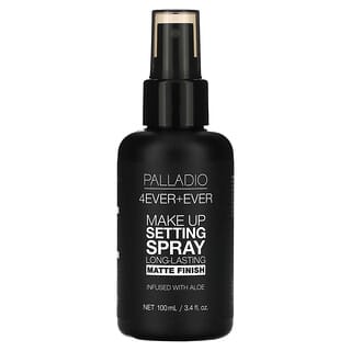 Palladio, 4Ever + Ever, Makeup Setting Spray, Long-Lasting Matte Finish, 3.4 fl oz (100 ml)