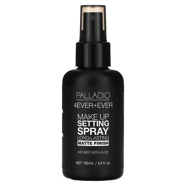 Palladio, 4Ever + Ever, Makeup Setting Spray, Long-Lasting Matte Finish, 3.4 fl oz (100 ml)