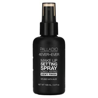 Palladio, 4Ever + Ever, Makeup Setting Spray, Long-Lasting Dewy Finish, 3.4 fl oz (100 ml)