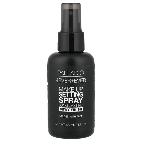 Palladio, 4Ever + Every, 메이크업 세팅 스프레이, 오래 지속되는 촉촉한 마무리감, 100ml(3.4fl oz)