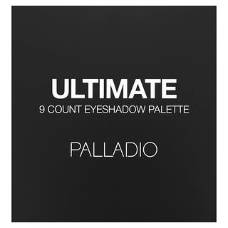 Palladio, Paleta de 9 sombras para ojos Ultimate, Tierra natural, 9,6 g (0,33 oz)