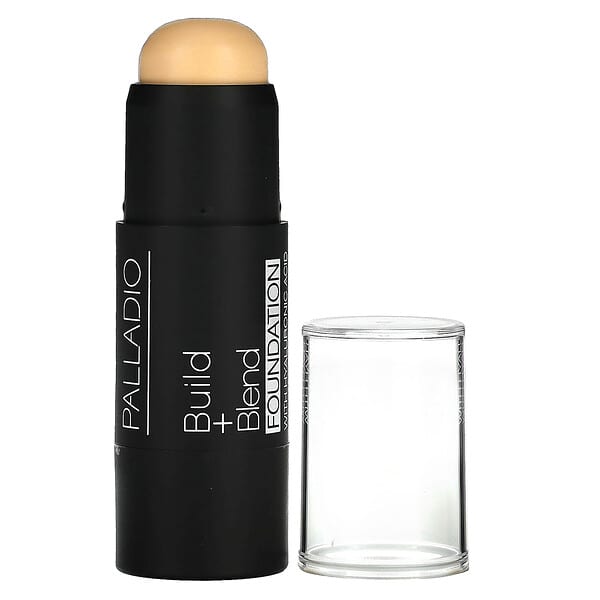 Palladio, Build + Blend Foundation Stick, Natural Beige BBFS04, 0.25 oz (7 g)