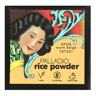 Palladio, рисовый порошок, теплый бежевый RPO8, 17 г (0,60 унции)