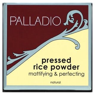 Palladio, Pó de Arroz Prensado, RPP02 Natural, 7,25 g (0,26 oz)