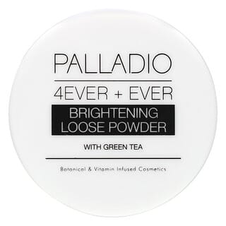 Palladio, 4Ever + 에버, 브라이트닝 루스 파우더, 녹차 함유, 6g(0.21oz)
