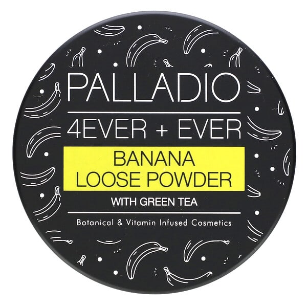 Palladio, 4Ever + Ever, Banana Loose Powder with Green Tea, 0.21 oz (6 g)
