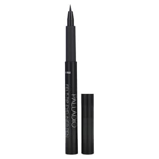 Palladio, Felt-Tip Eyeliner Pen, Jet Black ELF01, 0.037 fl oz (1.1 ml)