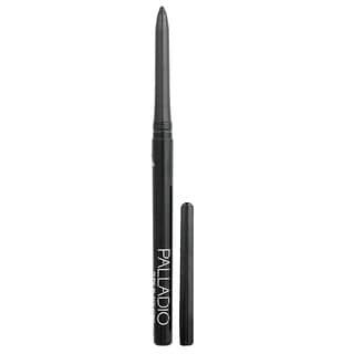 Palladio, Intrekbare waterdichte eyeliner, puur zwart PRE01, 0.01 oz (0.28 g)