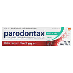 Parodontax, Dentifrice quotidien anti-carie et anti-gingivite au fluor, Menthe pure, 96,4 g