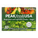 PEAKfresh USA, 野菜・果物用バッグ、再利用可, 10 - 12インチ x 16インチバッグ, 口止めひも付き