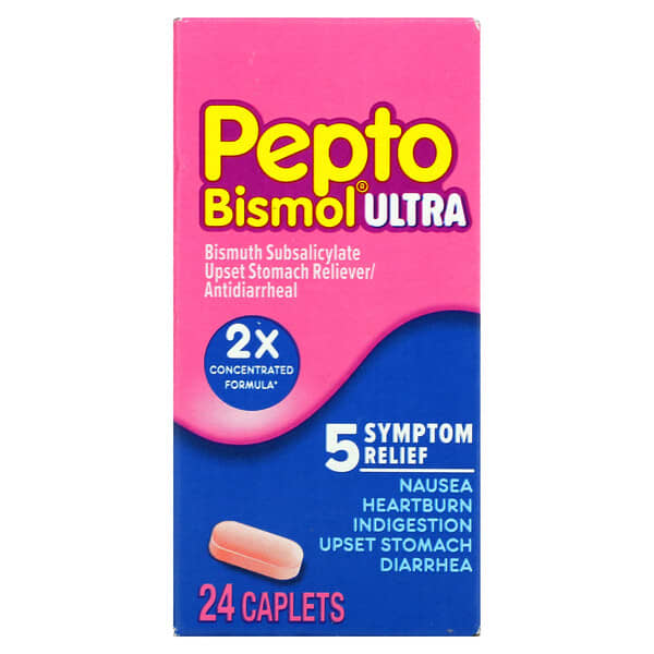 Pepto Bismol（ペプト・ビスモル）ウルトラ、24粒