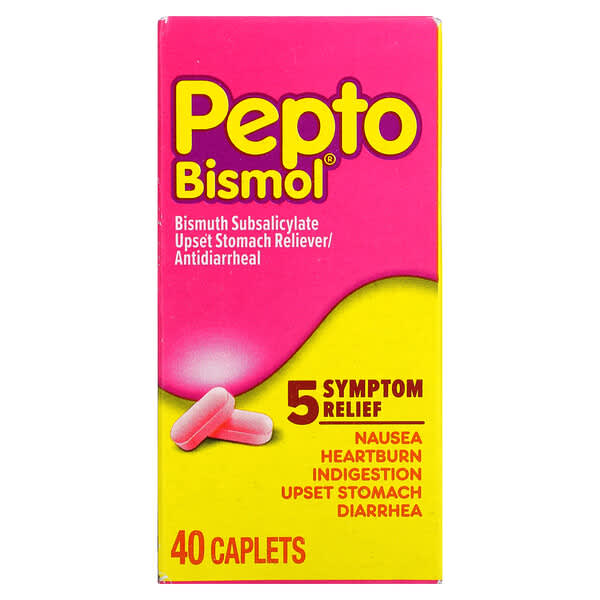 Pepto Bismol（ペプト・ビスモル）、40粒