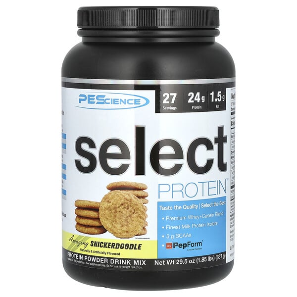 Select Protein™ Powder Drink Mix, Amazing Snickerdoodle, 1.85 lbs (837 g)