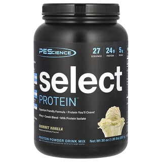 بي ساينس‏, Select Protein ، جورميه بنكهة الفانيليا ، 1.85 رطل (837 جم)