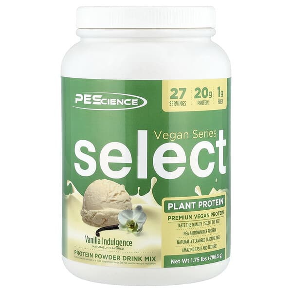 Vegan Series, Select Plant Protein™, Vanilla Indulgence, 1.75 lbs (796.5 g)
