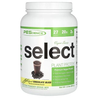 PEScience, Vegan Series, Select Plant Protein™, Indulgent Chocolate Bliss, 1.9 lbs (864 g)