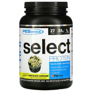 PEScience, Select Protein, 프로스티드 초콜릿 컵케이크, 905g(31.9oz)